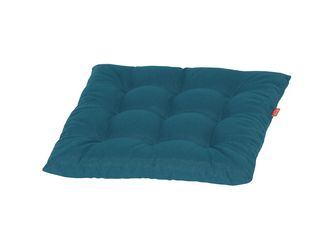 ATRIA Sitzkissen/Hockerauflage 48x48cm Einfarbiges Design in Petrol, 100% recycelter Polyester