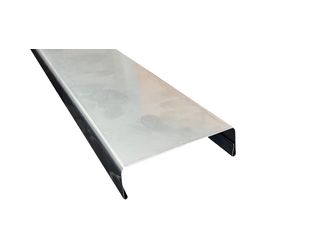Abdeckleiste für Bohlenzäune 179cm 20x75mm EDELSTAHL für JÜTLAND/LOLLAND für 75mm Zaunstärken