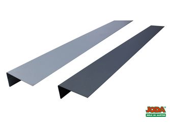 Abdeckleiste für Sichtblenden, L-Profil 25x55 mm Stahlblech, Stahlmetallic 1,8 m Abdeckleiste für Sichtblenden, L-Profil 25x55 mm Stahlblech, Stahlmetallic 1,8 m