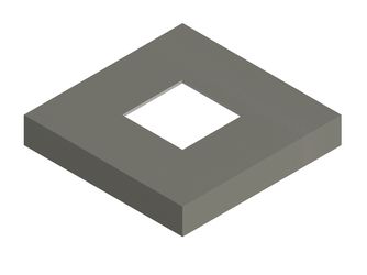 Abdeckung Anker Grau Typ B z. Einbetonieren