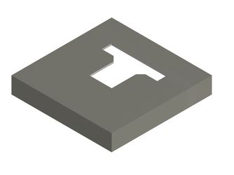 Abdeckung Anker Grau Typ D z. Einbetonieren