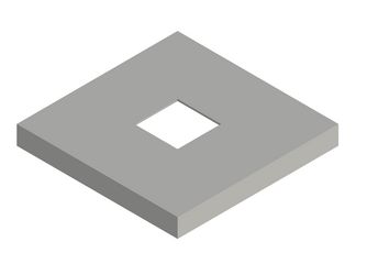 Abdeckung Anker Silber Typ B z. Aufdübeln