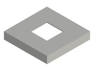 Abdeckung Anker Silber Typ B z. Einbetonieren