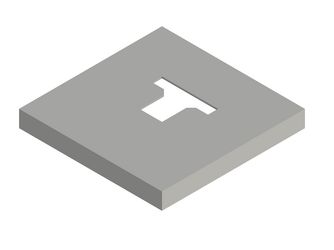 Abdeckung Anker Silber Typ D z. Aufdübeln