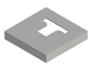 Abdeckung Anker Silber Typ D z. Einbetonieren