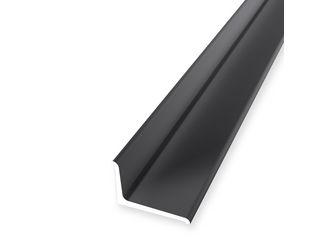 Abschlussprofil PF 369 N/SK selbstklebend 18x12mm 2,7m Alu pulverbes. anthrazit grau matt