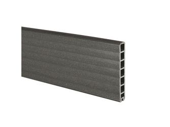 Abschlussprofil Titangrau 1,75m Titangrau 1,75m ohne Feder 15x2,4cm