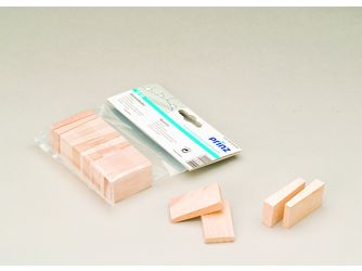 Abstandhalter Hartholz Beutel à 12 Stück