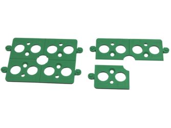 Abstandsplatten 2 mm grün