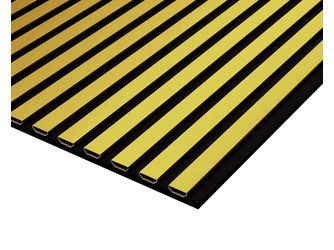 Akustikplatte PET+ALU 572,5x17mm Alu gold C3 eloxiert, 240cm