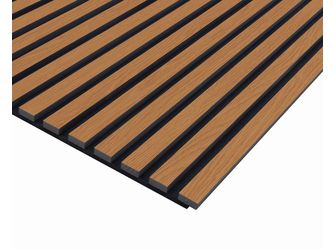 Akustikplatte PET+MDF 572,5x19mm Eiche FOEI019 foliert, 267cm Akustikplatte PET+MDF 572,5x19mm Eiche FOEI019 foliert, 267cm