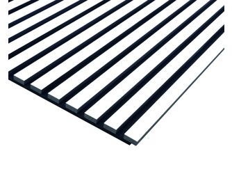 Akustikplatte PET+MDF 572,5x19mm Weiß FOFA015 foliert, 240cm