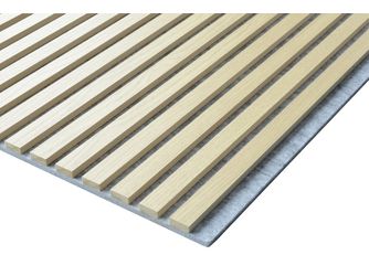 Akustikplatte PETgr+MDFbr 572,5x19mm Eiche natur FOEI73N foliert, 240cm