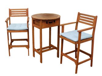 Albany Barhocker, Eukalyptus hell vorgeölt, kartonverpackt VE=006