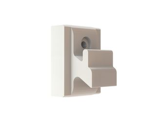 Alu-CLADDING Befestigungsclip Weiß