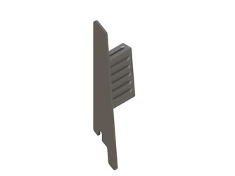 Alu-CLADDING Cono Kappe links schwarz (10 Stk./ Pack), Endkappe