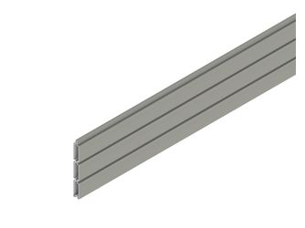 Alu-Fence Cube Lamelle Grau 184cm ALU