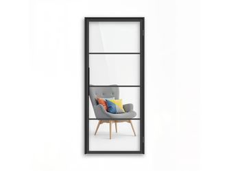 Ganzglastür inkl. Beschlagset Klar Typ 9 "LOFT+MEHR 90"