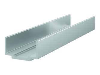 Alu-Verbinder für Stöße 24x50x200mm, 10 Stück, inkl. Schrauben