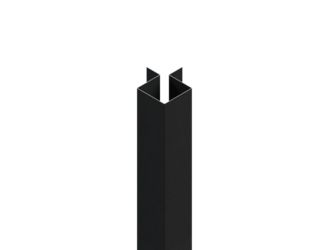 Aluminium-Eckprofil 2 Anthrazitgrau 54x64mm, 3m