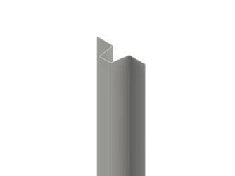 Aluminium Lisene 1 Weißaluminium 32x23mm, 3m