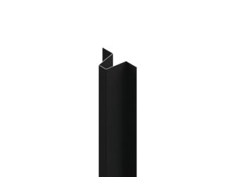 Aluminium Lisene 2 Anthrazitgrau 51x23mm, 3m