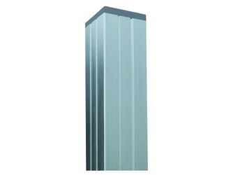 Aluminium TOR-Pfosten f. Steckzaunserien SILBER 68x68x2400mm verstärkt Aluminium TOR-Pfosten f. Steckzaunserien SILBER 68x68x2400mm verstärkt