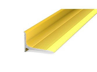 Aluminium-Wandanschlussprofil selbstklebend 20x13x2500mm, gold Aluminium-Wandanschlussprofil selbstklebend 20x13x2500mm, gold