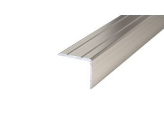 Aluminium-Winkelprofil - selbstklebend. 24,5x20mm 100cm SB Edelstahl gebürstet Aluminium-Winkelprofil - selbstklebend. 24,5x20mm 100cm SB Edelstahl gebürstet