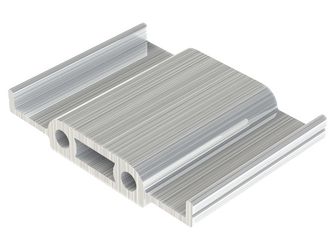 Aluschiene Querverb. flach 50mm, 1 Stück