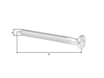 Ankernagel, verzinkt, Ø4mm, Länge 50mm, im Karton, verpackt à 250 St. Ankernagel, verzinkt, Ø4mm, Länge 50mm, im Karton, verpackt à 250 St.