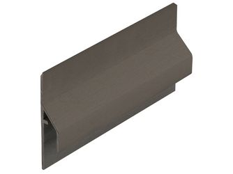 Anschlussprofil Quarzgrau - Classic (mit Holzmaserung) 600cm