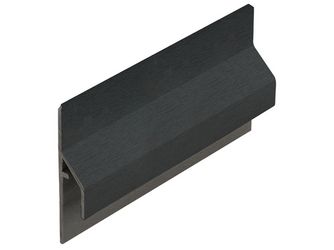 Anschlussprofil Schwarzgrün - Classic (mit Holzmaserung) 600cm