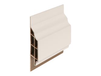 Anschlussprofil klassisch Crème - Classic (mit Holzmaserung) 600cm
