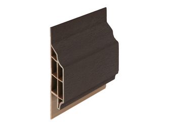 Anschlussprofil klassisch Dunkelbraun - Classic (mit Holzmaserung) 600cm