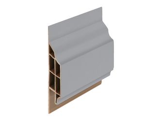 Anschlussprofil klassisch Grau - Classic (mit Holzmaserung) 600cm