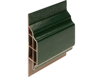 Anschlussprofil klassisch Tannengrün - Classic (mit Holzmaserung) 600cm