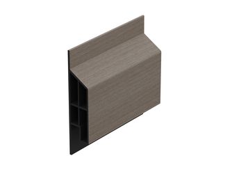 Anschlussprofil modern Ceder gealtert - Classic (mit Holzmaserung) 600cm