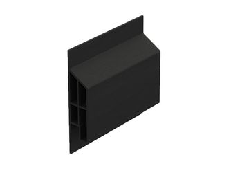 Anschlussprofil modern Graphitschwarz classic 600cm
