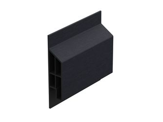 Anschlussprofil modern Schwarzblau - Classic (mit Holzmaserung) 600cm