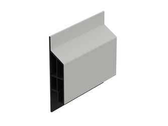 Anschlussprofil modern Weiß classic 600cm