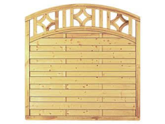 Sichtschutzzaun Fichte KDI grün "ANTIKZAUN"