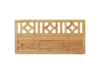 Sichtschutzzaun Fichte KDI grün "ANTIKZAUN"