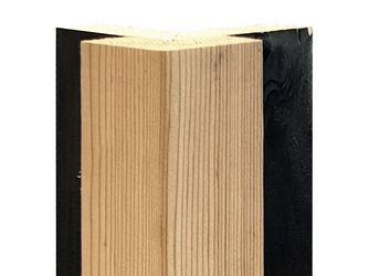 Blackline Außeneckprofil sib. Lärche - 120 x 120 mm