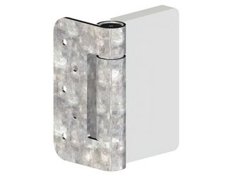 Aufschraubband 3-D, Metall verzinkt 3-D Scharnier
