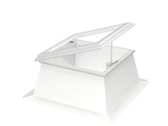 Aufsetzkranz CVJ 120090 2220 50cm, lüftbar, 230V, GFK