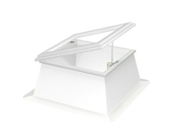 Aufsetzkranz CVJ 120120 2220 50cm, lüftbar, 230V, GFK