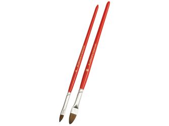 Ausbesserungspinsel 2er-Set BASIC Nr. 4, 10, Feinhaarmischung, Katzenzungenform