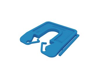 Ausgleichklötze 4mm, 100 Stück Blau