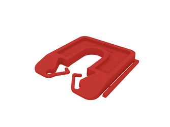 Ausgleichklötze 5mm, 80 Stück Rot